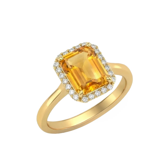 Anello Gazzola Gioielli Donna Amuleto in Oro giallo Quarzo 1.93 Ct AN-1233-16-2-9-13-CI-OT-N-DEF-VS - AN-1233-16-2-9-13-CI-OT-N-DEF-VS